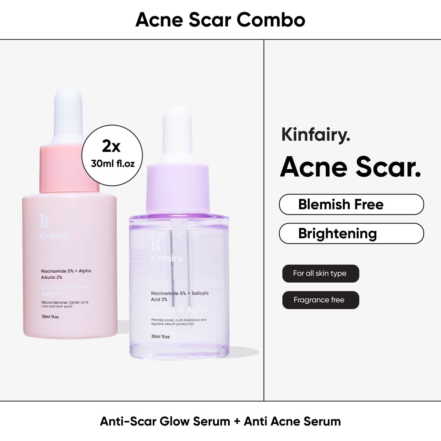 Kinfairy Acne/ Scar Combo